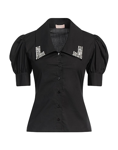 LIU •JO Shirts Black 100% Cotton