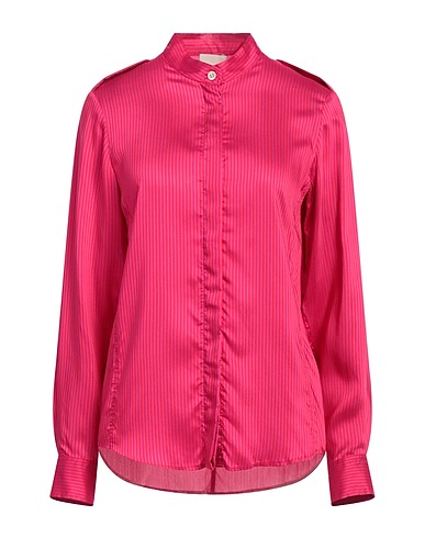 ISABEL MARANT Striped shirt Fuchsia 84% Viscose, 16% Silk