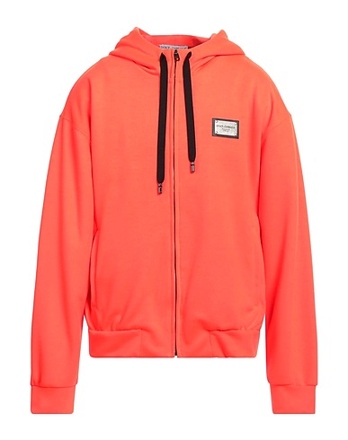 DOLCE&GABBANA Hooded sweatshirt Orange 100% Polyester