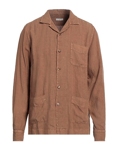 BOGLIOLI Solid color shirt 100% Linen