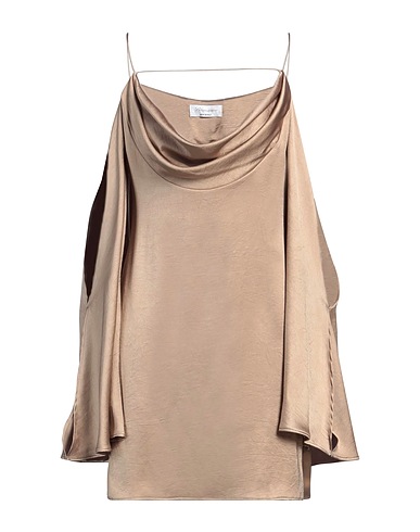 BLUMARINE Top Khaki 100% Polyester