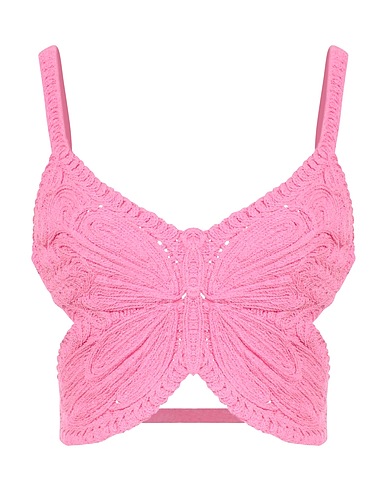BLUMARINE Top Pink 75% Cotton, 25% Polyamide