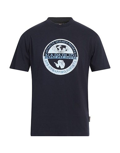 NAPAPIJRI T-shirt Navy 100% Cotton