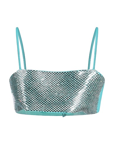 GIUSEPPE DI MORABITO Top Turquoise 98% Viscose, 2% Elastane