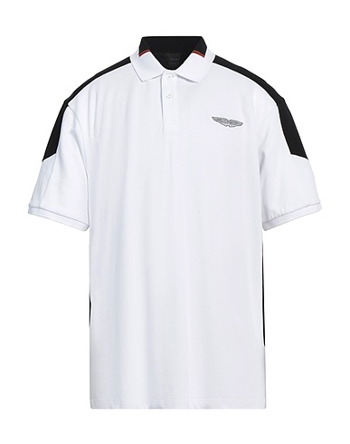 HACKETT Poloshirt Weiß 100% Baumwolle