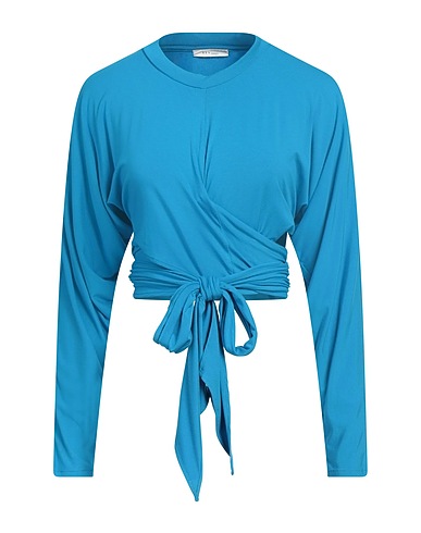 REV T-Shirt Azurblau 92% Viskose, 8% Elastan
