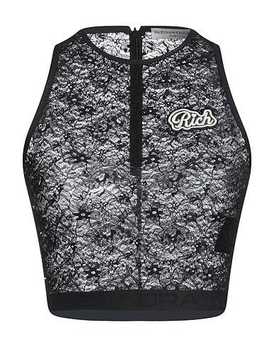 ALESSANDRA RICH Топ без рукавов 95% Полиамид, 5% Эластан