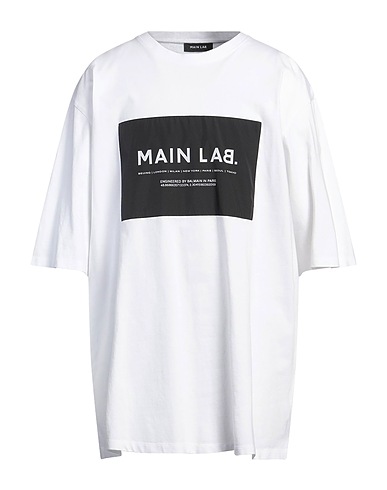 BALMAIN T-shirt MAIN LAB White 100% Cotton