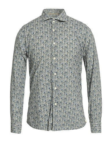 TINTORIA MATTEI 954 Patterned shirt Green 100% Cotton