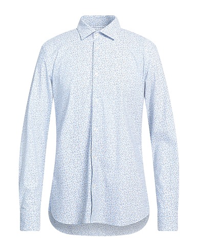 ARCHIVIUM Camicia fantasia Celeste 76% Poliammide, 24% Elastan