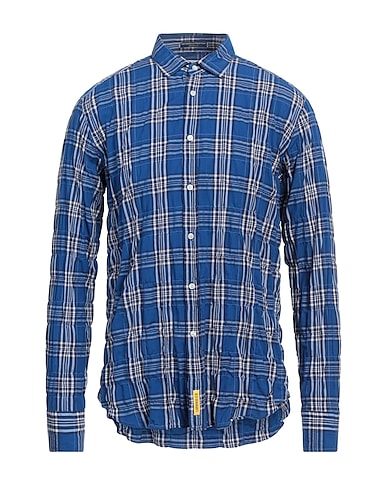 B.D.BAGGIES Checked shirt Blue 100% Cotton