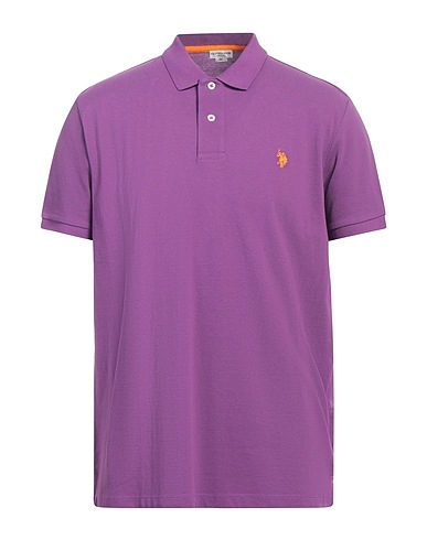 U.S.POLO ASSN. Polo shirt Purple 100% Cotton