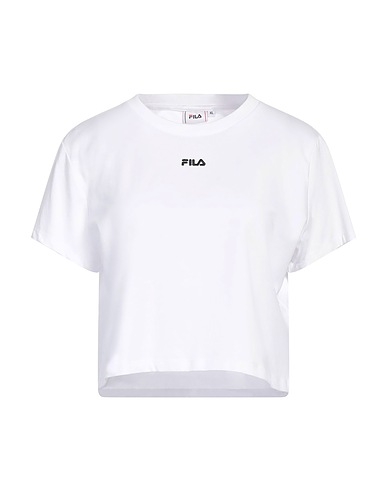 FILA Crop top Bianco 95% Cotone, 5% Elastan