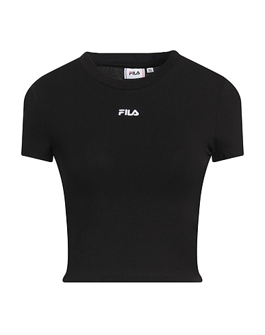 FILA Crop top Nero 95% Cotone, 5% Elastan