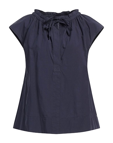 OTTOD'AME Top Navy blue 100% Cotton