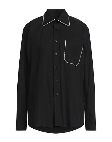 FORTE DEI MARMI COUTURE Shirts Black 100% Cotton