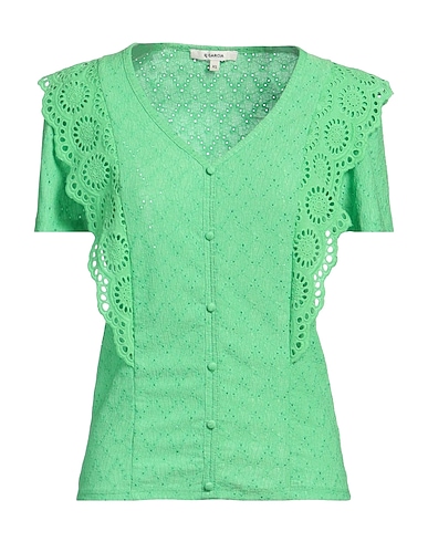 GARCIA Top Lime green 95% Polyester, 5% Elastane