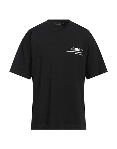 DOLCE&GABBANA T-shirt Black 100% Cotton