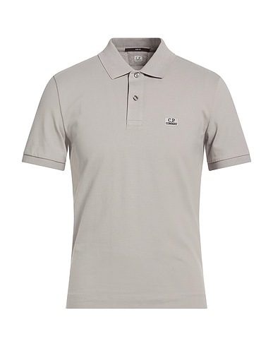 C.P. COMPANY Polo shirt GRIGIO 95% Cotton, 5% Elastane