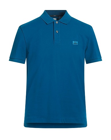 C.P. COMPANY Polo shirt VERDE PETROLIO 95% Cotton, 5% Elastane