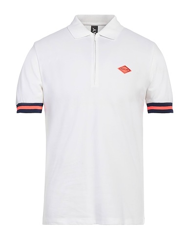 REPLAY Polo Bianco 95% Cotone, 5% Elastan