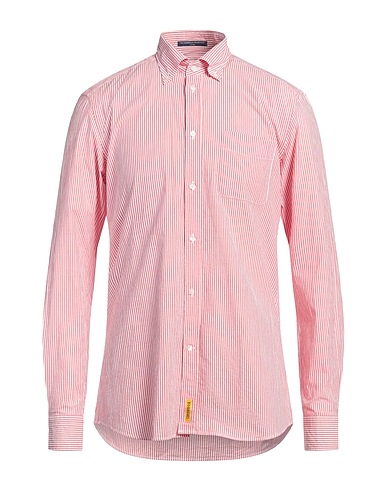 B.D.BAGGIES Striped shirt Red 100% Cotton