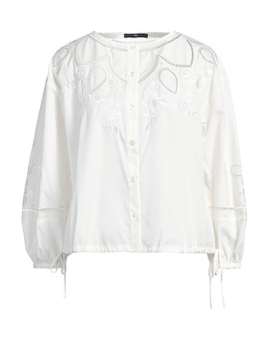 HIGH Camisas Blanco 100% Algodón