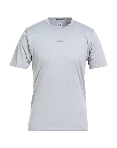 C.P. COMPANY Basic T-Shirt Light grey 100% Cotton