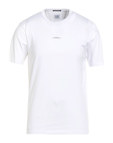 C.P. COMPANY T-shirt Bianco 100% Cotone