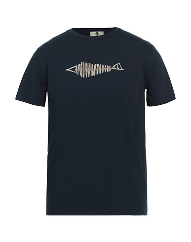 GARRY'S EARTH T-shirt Blu notte 100% Cotone