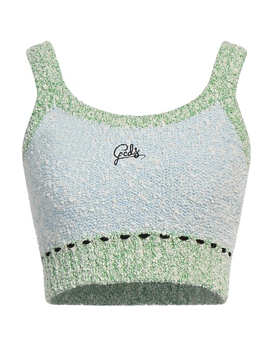 GCDS TOPWEAR Sky blue 52% Cotton, 35% Viscose, 13% Polyamide