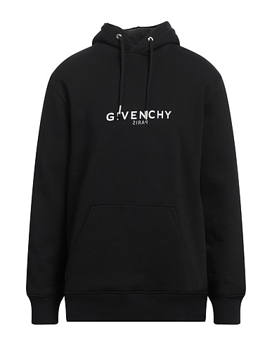 GIVENCHY Hooded track jacket  Black 100% Cotton