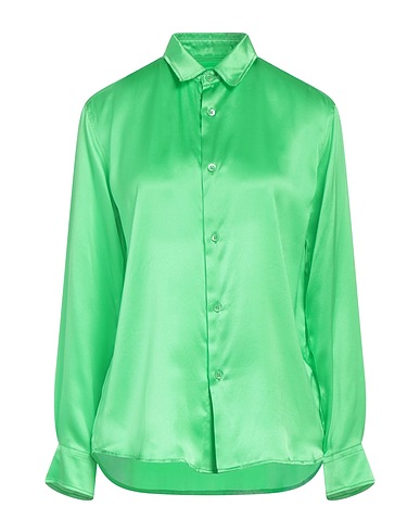 AMI ALEXANDRE MATTIUSSI Camicie e bluse in seta Verde 100% Seta