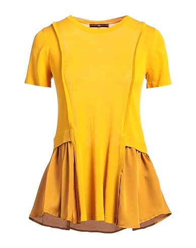 HIGH Top Mustard 53% Rayon, 47% Cotton, Polyester