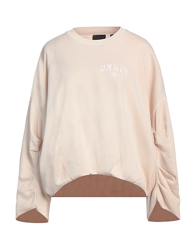 PINKO Sweatshirt Beige 100% Cotton, Elastane