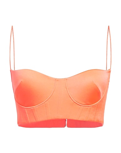 ALEX PERRY Bustier Coral 82% Triacetate, 18% Polyester