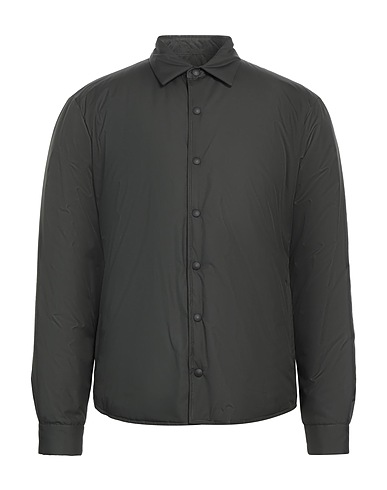 CRUNA Solid color shirt Dark green 100% Polyester