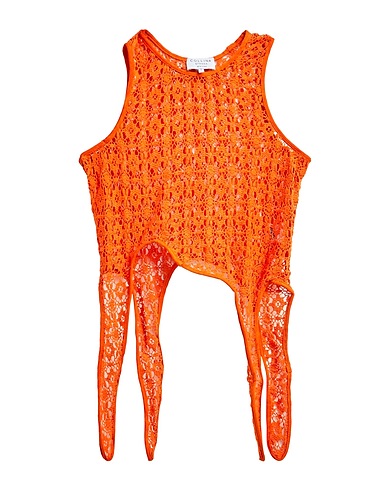 COLLINA STRADA Top Orange 100% Cotton
