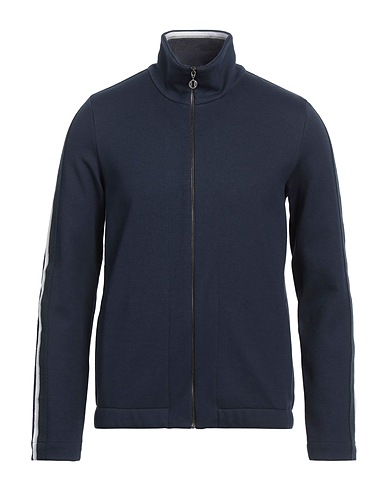 HANRO Sweatshirt Midnight blue 74% Cotton, 14% Polyester, 12% Polyamide