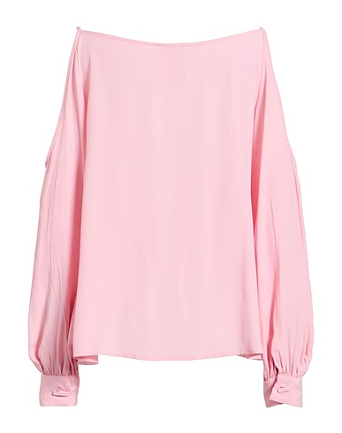 OTTOD'AME Top spalle scoperte Rosa 70% Acetato, 30% Seta