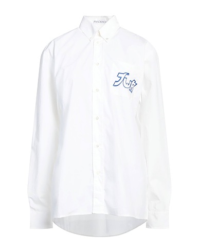 JW ANDERSON Solid colour shirts & blouses White 100% Cotton