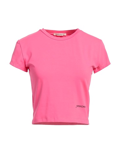 HINNOMINATE Crop top Fuchsia 92% Cotton, 8% Elastane