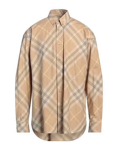 BURBERRY Patterned shirt Beige 100% Cotton