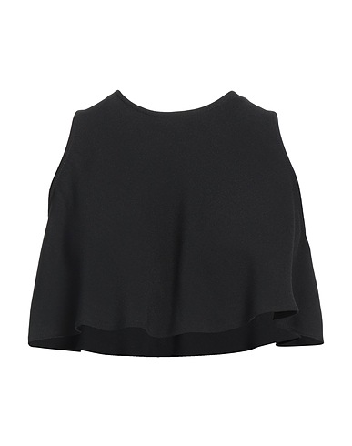 AMI ALEXANDRE MATTIUSSI Top Black 73% Acetate, 27% Viscose