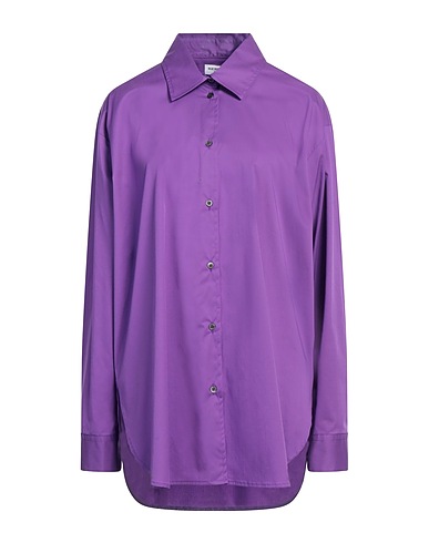 RUE DU BAC Solid colour shirts & blouses 66% Cotton, 31% Polyamide, 3% Elastane