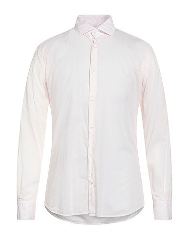 BROOKSFIELD Solid color shirt Light pink 100% Cotton