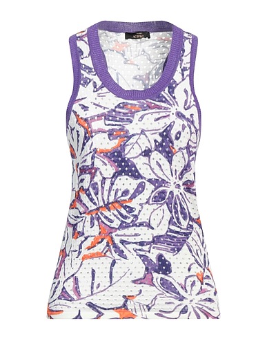 ACTITUDE by TWINSET Top Purple 100% Cotton, Polyester