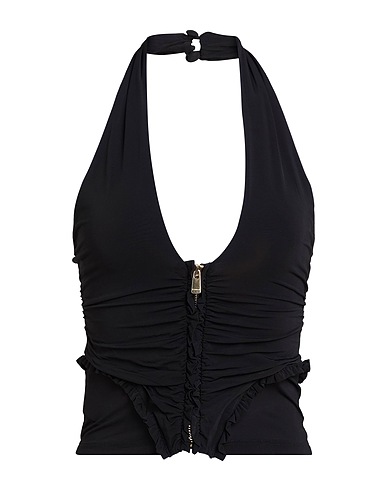 PINKO Top Black 92% Viscose, 8% Elastane