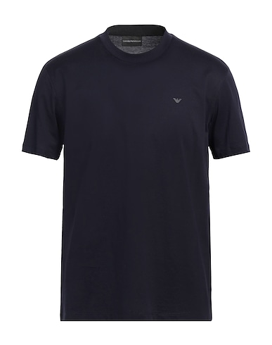 EMPORIO ARMANI T-shirt Blu notte 100% Cotone