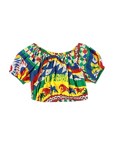 DOLCE&GABBANA Top Yellow 100% Cotton